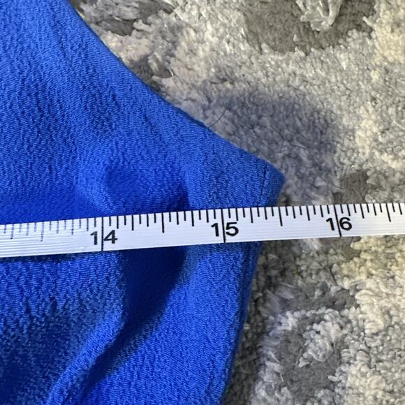 Kate Spade Carlie Elastic Waist Crepe Mini Sheath‎ Dress Blue Size 2 - Picture 8 of 10